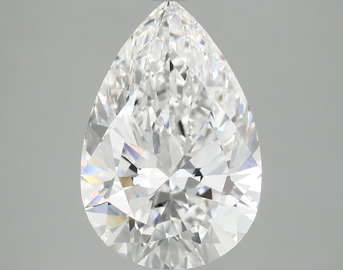 3.93 Carat Pear Shaped Excellent Cut VVS2 IGI Certified Lab Grown Diamond