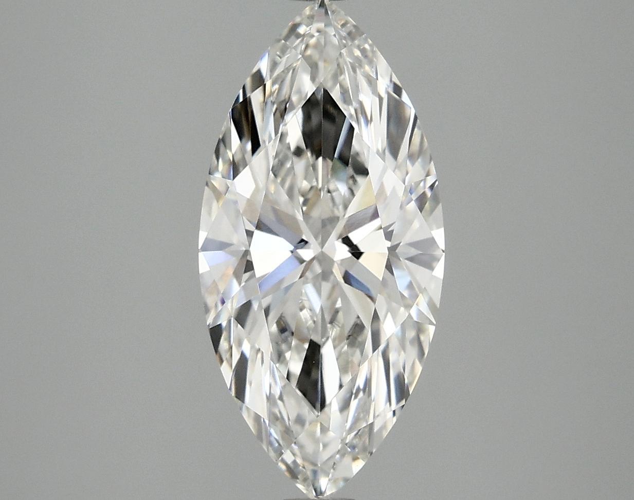 2.55 Carat Marquise Shaped Excellent Cut VS1 IGI Certified Lab Grown Diamond