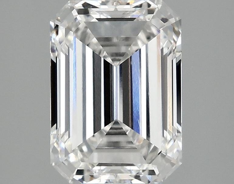2.49 Carat Emerald Shaped Ideal Cut VVS2 IGI Certified Lab Grown Diamond