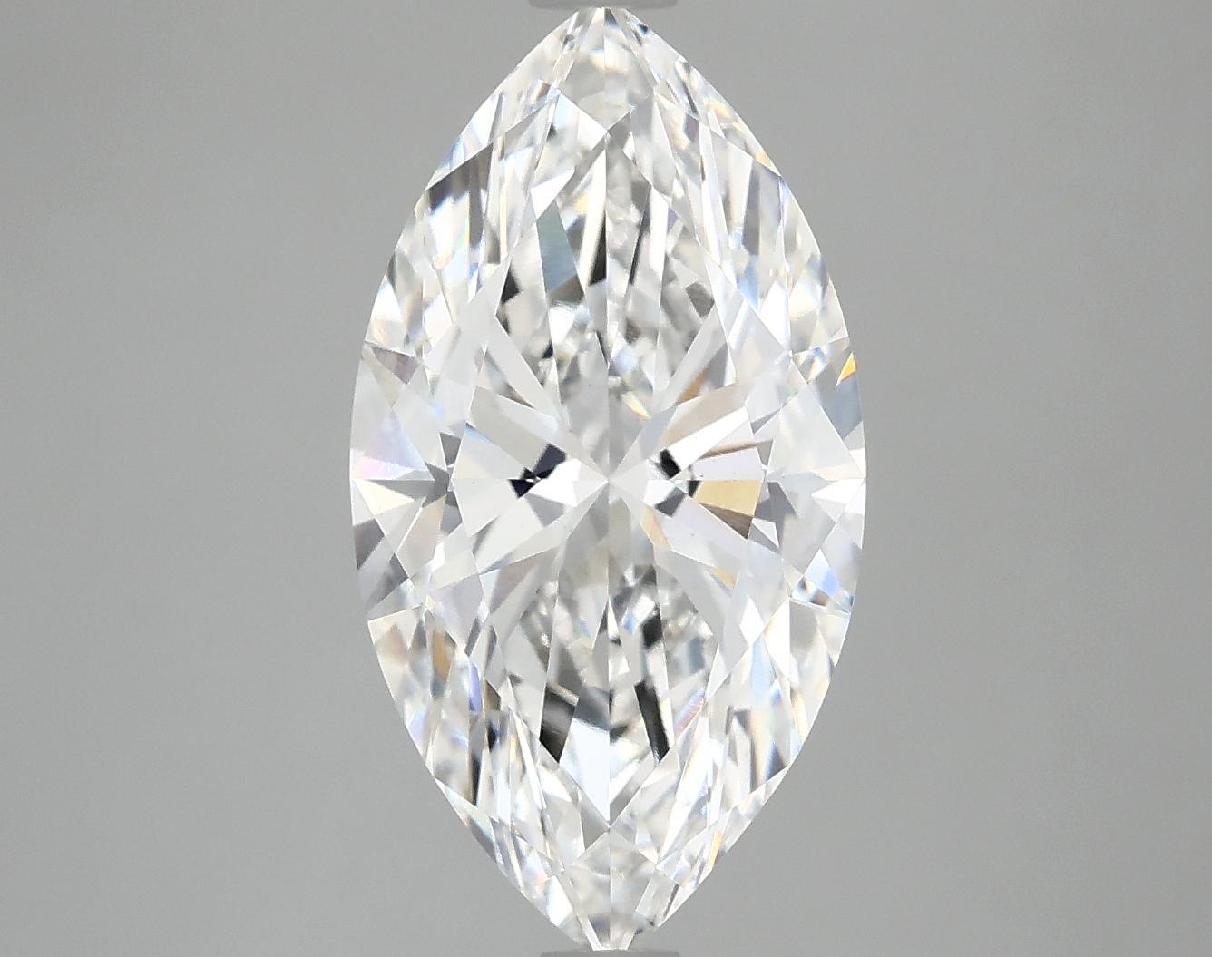 3.48 Carat Marquise Shaped Excellent Cut VS1 IGI Certified Lab Grown Diamond