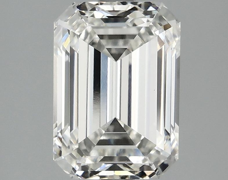 2.53 Carat Emerald Shaped Ideal Cut VVS2 IGI Certified Lab Grown Diamond