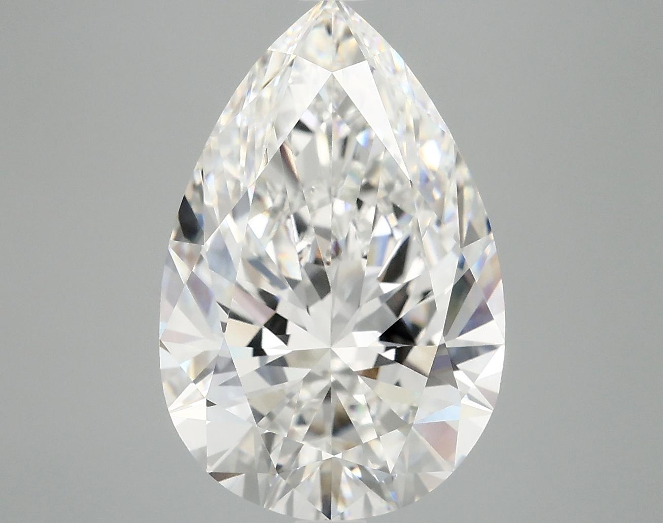 6.2 Carat Pear Shaped Excellent Cut VVS2 IGI Certified Lab Grown Diamond
