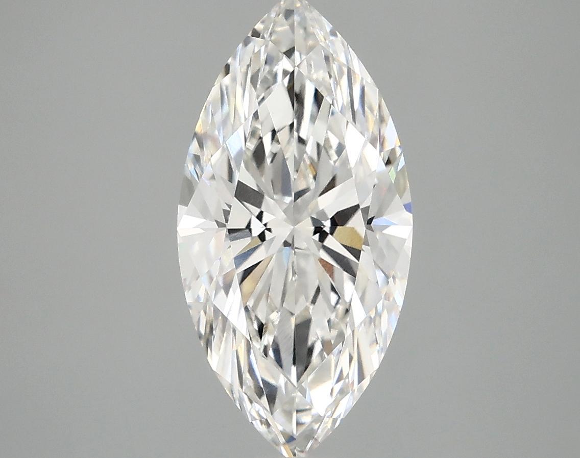 2.58 Carat Marquise Shaped Ideal Cut VVS2 IGI Certified Lab Grown Diamond