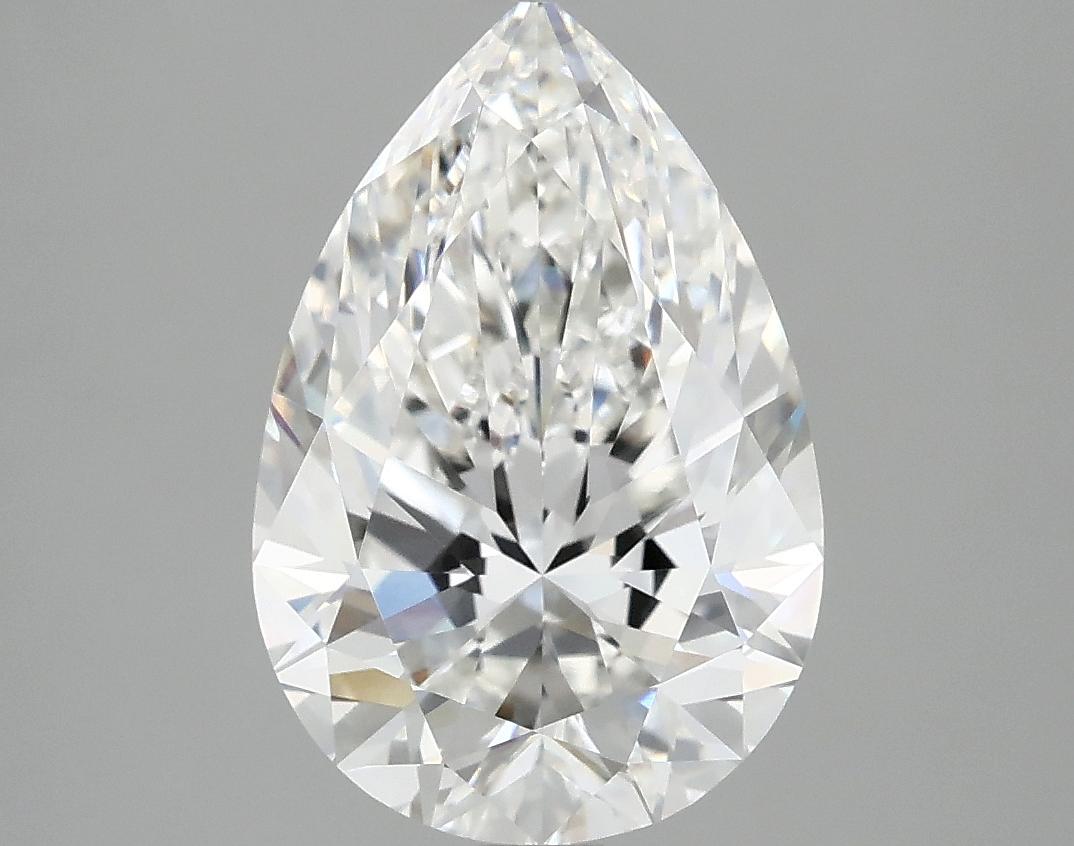 3.57 Carat Pear Shaped Excellent Cut VVS2 IGI Certified Lab Grown Diamond