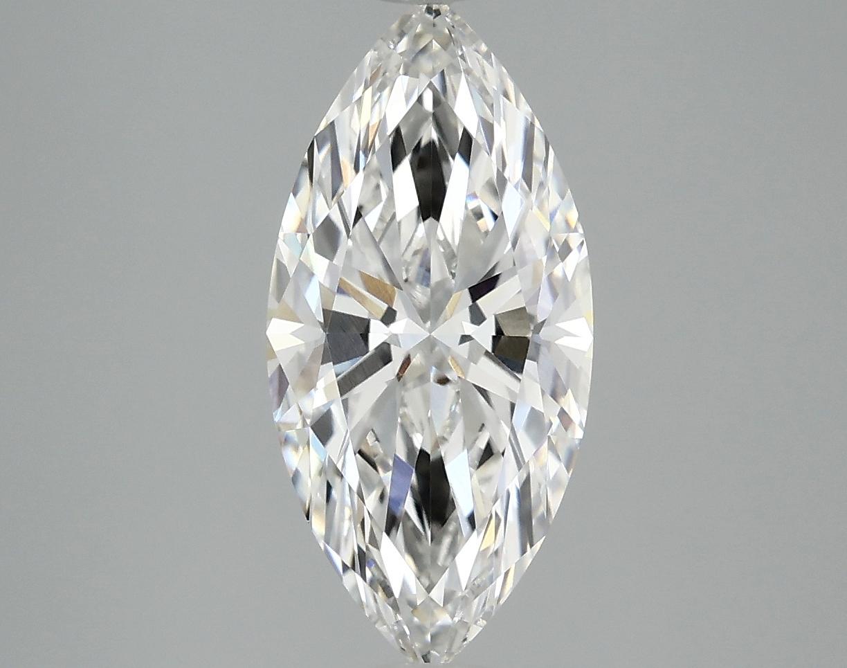 2.52 Carat Marquise Shaped Excellent Cut VVS2 IGI Certified Lab Grown Diamond