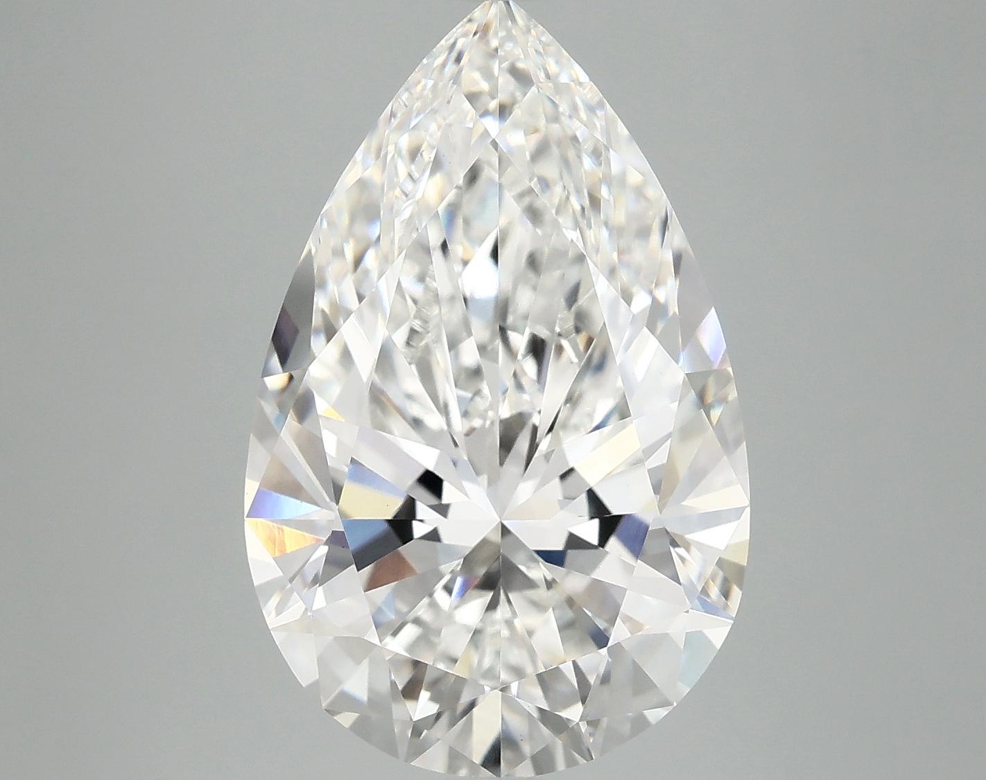 7.12 Carat Pear Shaped Ideal Cut VS1 IGI Certified Lab Grown Diamond