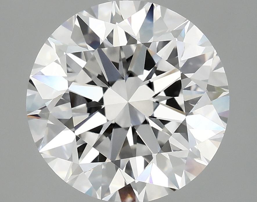 3.54 Carat Round Shaped Excellent Cut VVS2 IGI Certified Lab Grown Diamond