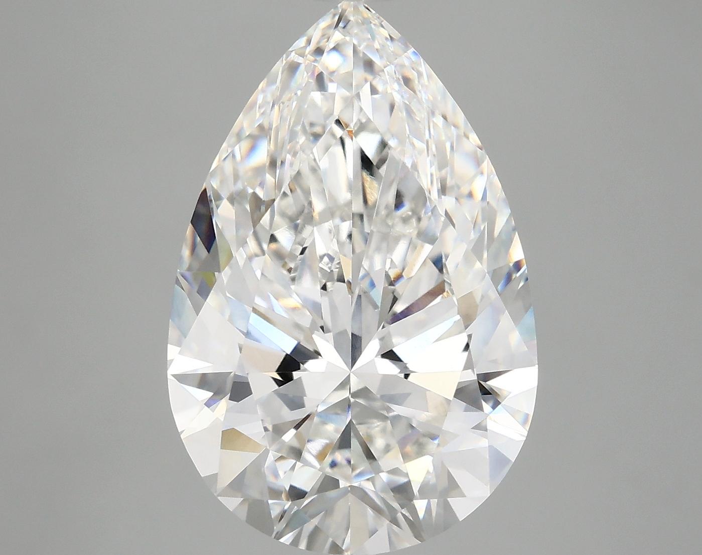 7.27 Carat Pear Shaped Excellent Cut VVS2 IGI Certified Lab Grown Diamond