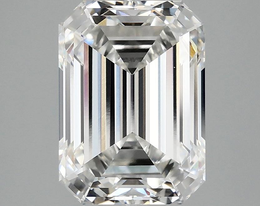 3.06 Carat Emerald Shaped Excellent Cut VVS2 IGI Certified Lab Grown Diamond