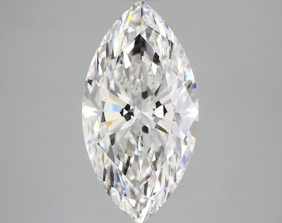 2.57 Carat Marquise Shaped Ideal Cut VVS2 IGI Certified Lab Grown Diamond