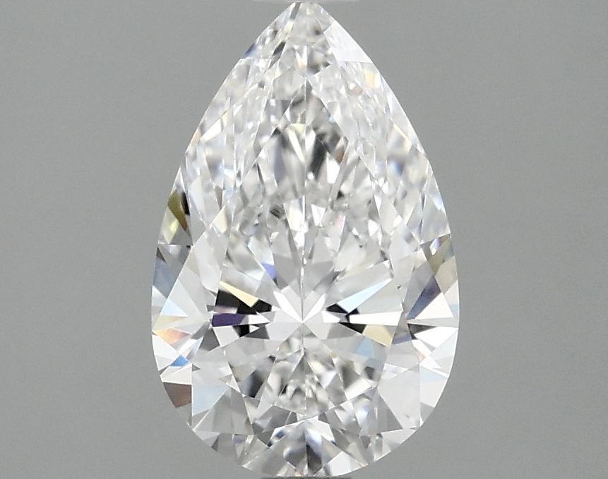 1.53 Carat Pear Shaped Ideal Cut VVS2 IGI Certified Lab Grown Diamond