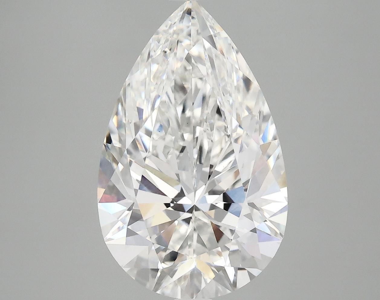 4.8 Carat Pear Shaped Ideal Cut VVS2 IGI Certified Lab Grown Diamond