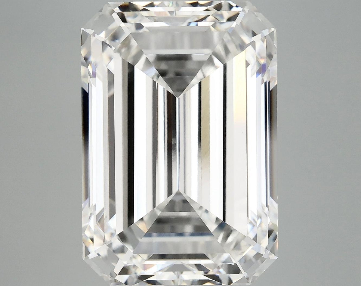 12.05 Carat Emerald Shaped Ideal Cut VVS2 IGI Certified Lab Grown Diamond