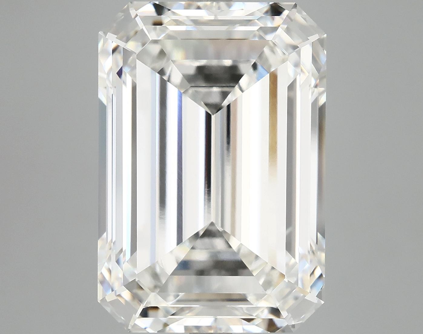 12.33 Carat Emerald Shaped Ideal Cut VVS2 IGI Certified Lab Grown Diamond