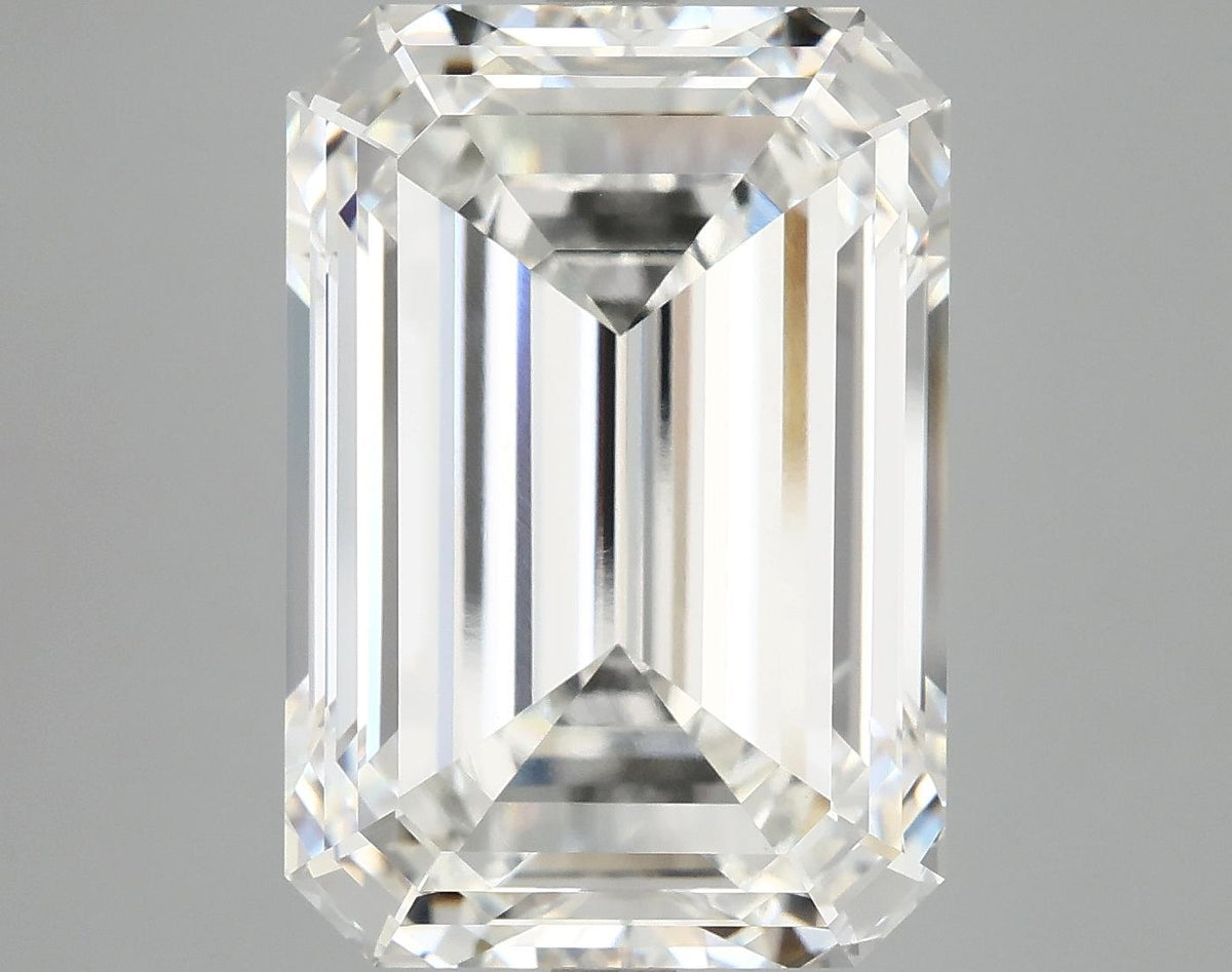 12.33 Carat Emerald Shaped Ideal Cut VVS2 IGI Certified Lab Grown Diamond