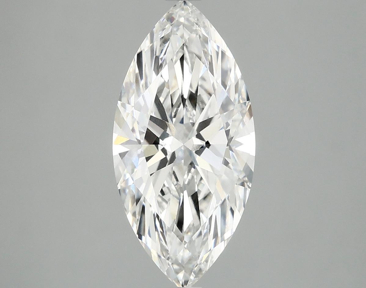 2.56 Carat Marquise Shaped Excellent Cut VVS2 IGI Certified Lab Grown Diamond