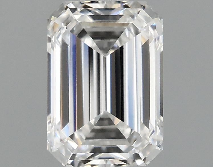 1.02 Carat Emerald Shaped Ideal Cut VVS2 IGI Certified Lab Grown Diamond