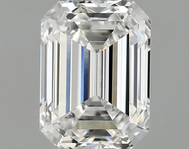 0.97 Carat Emerald Shaped Excellent Cut VVS2 IGI Certified Lab Grown Diamond