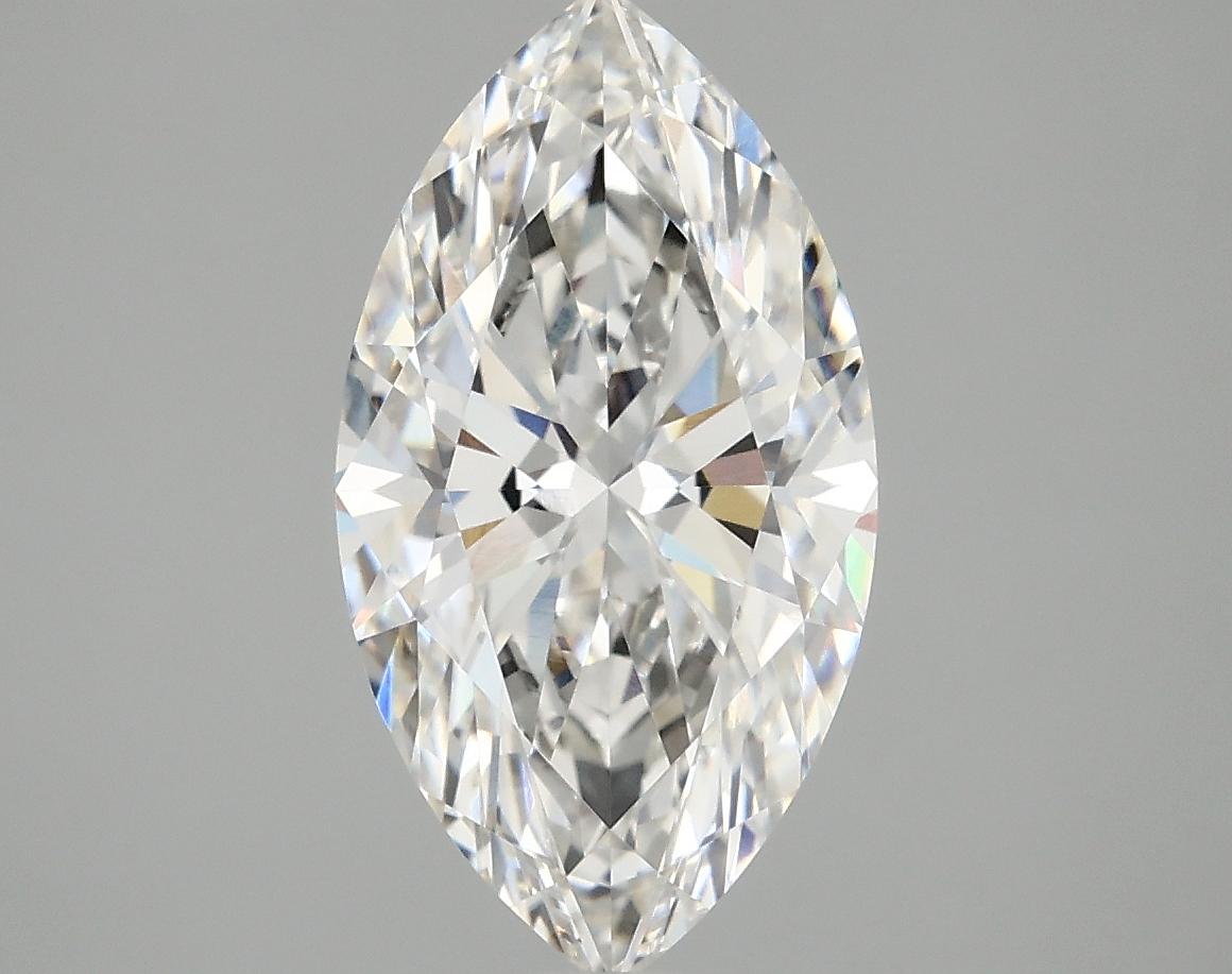 2.1 Carat Marquise Shaped Excellent Cut VVS2 IGI Certified Lab Grown Diamond