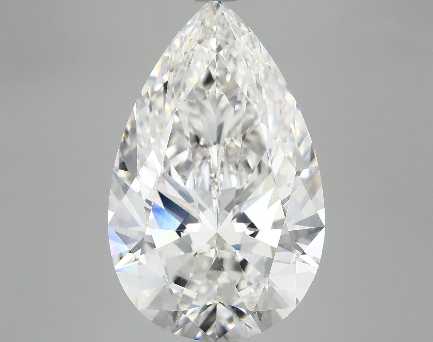 7.12 Carat Pear Shaped Ideal Cut VS1 IGI Certified Lab Grown Diamond