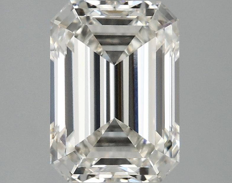 2.59 Carat Emerald Shaped Ideal Cut VVS2 IGI Certified Lab Grown Diamond