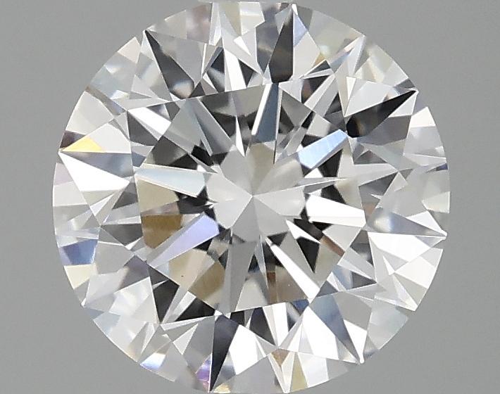 2.03 Carat Round Shaped Excellent Cut VVS2 IGI Certified Lab Grown Diamond