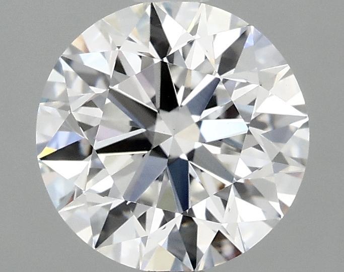 2.1 Carat Round Shaped Excellent Cut VVS2 IGI Certified Lab Grown Diamond