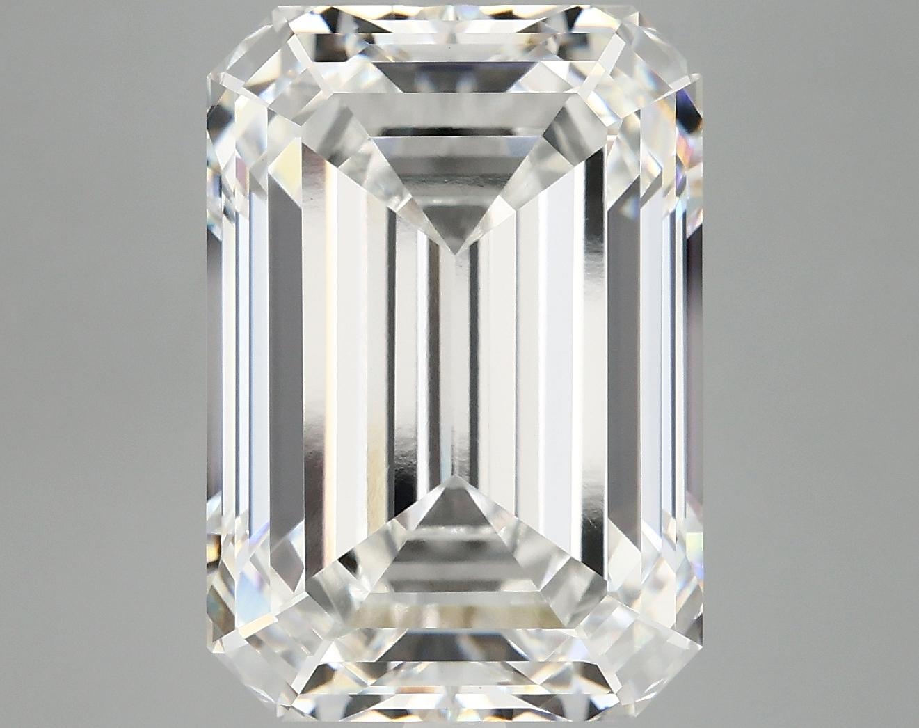 12.53 Carat Emerald Shaped Ideal Cut VVS2 IGI Certified Lab Grown Diamond