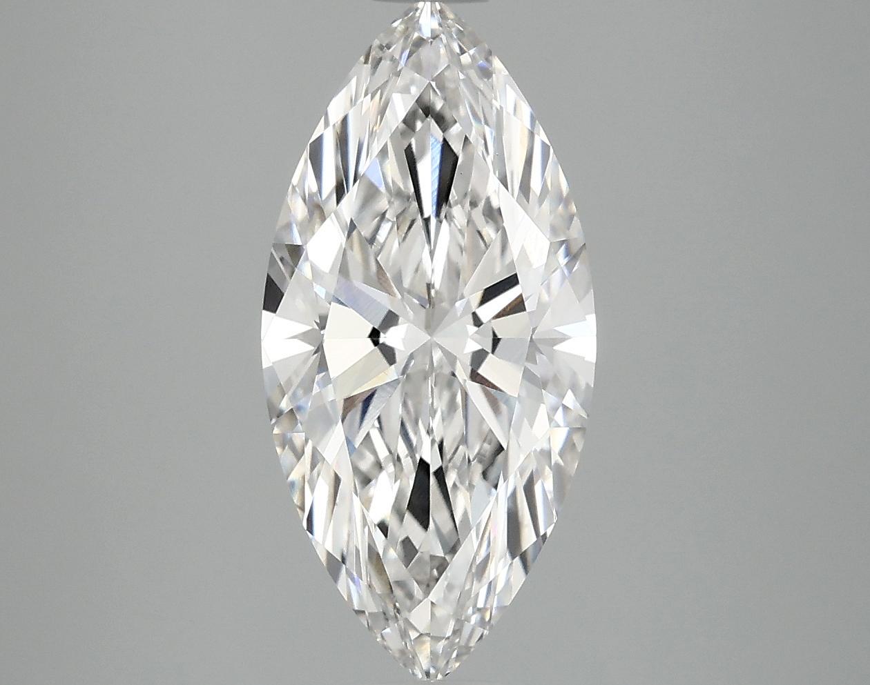 2.52 Carat Marquise Shaped Excellent Cut VS1 IGI Certified Lab Grown Diamond