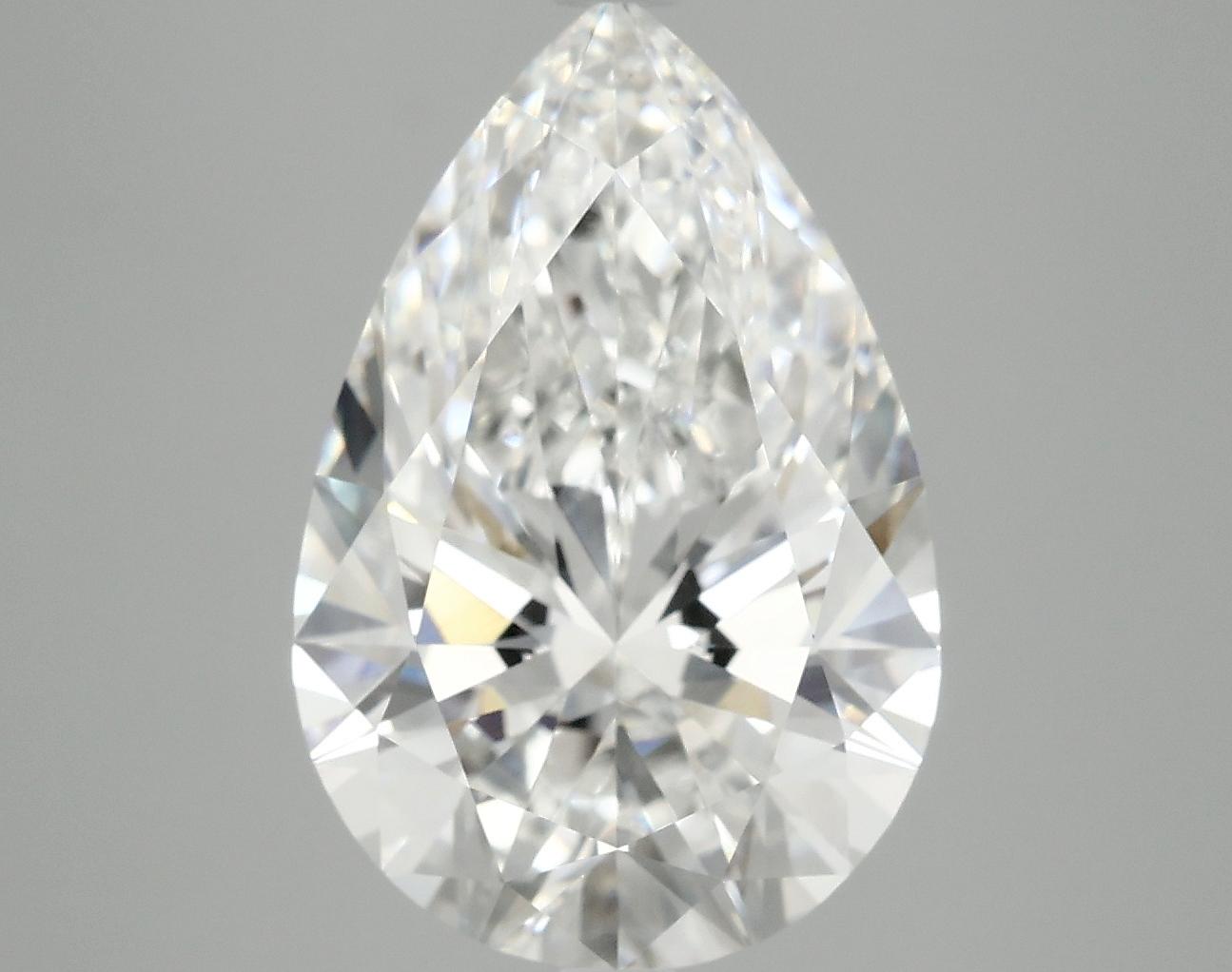 5.68 Carat Pear Shaped Excellent Cut VS1 IGI Certified Lab Grown Diamond