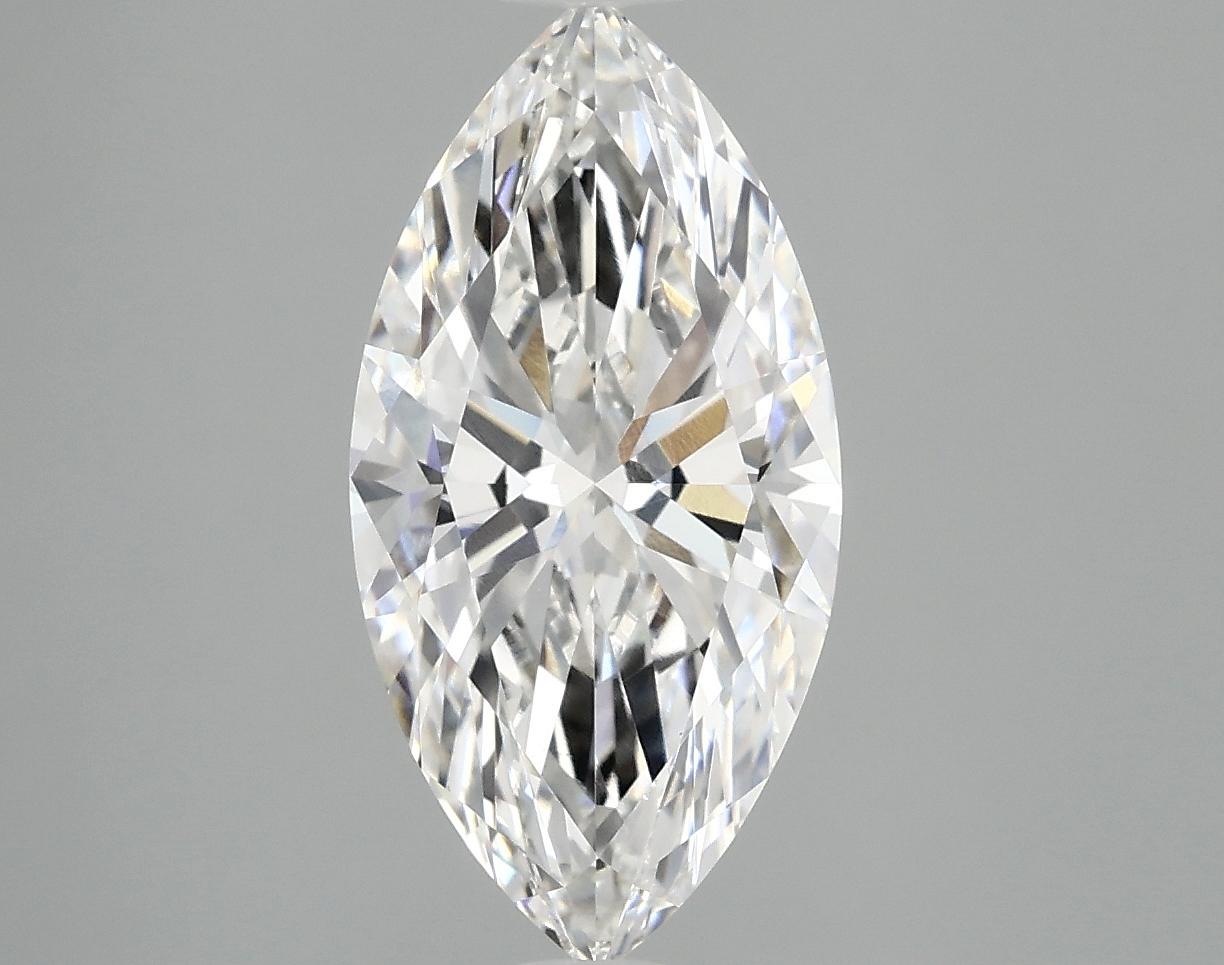 2.52 Carat Marquise Shaped Ideal Cut VVS2 IGI Certified Lab Grown Diamond