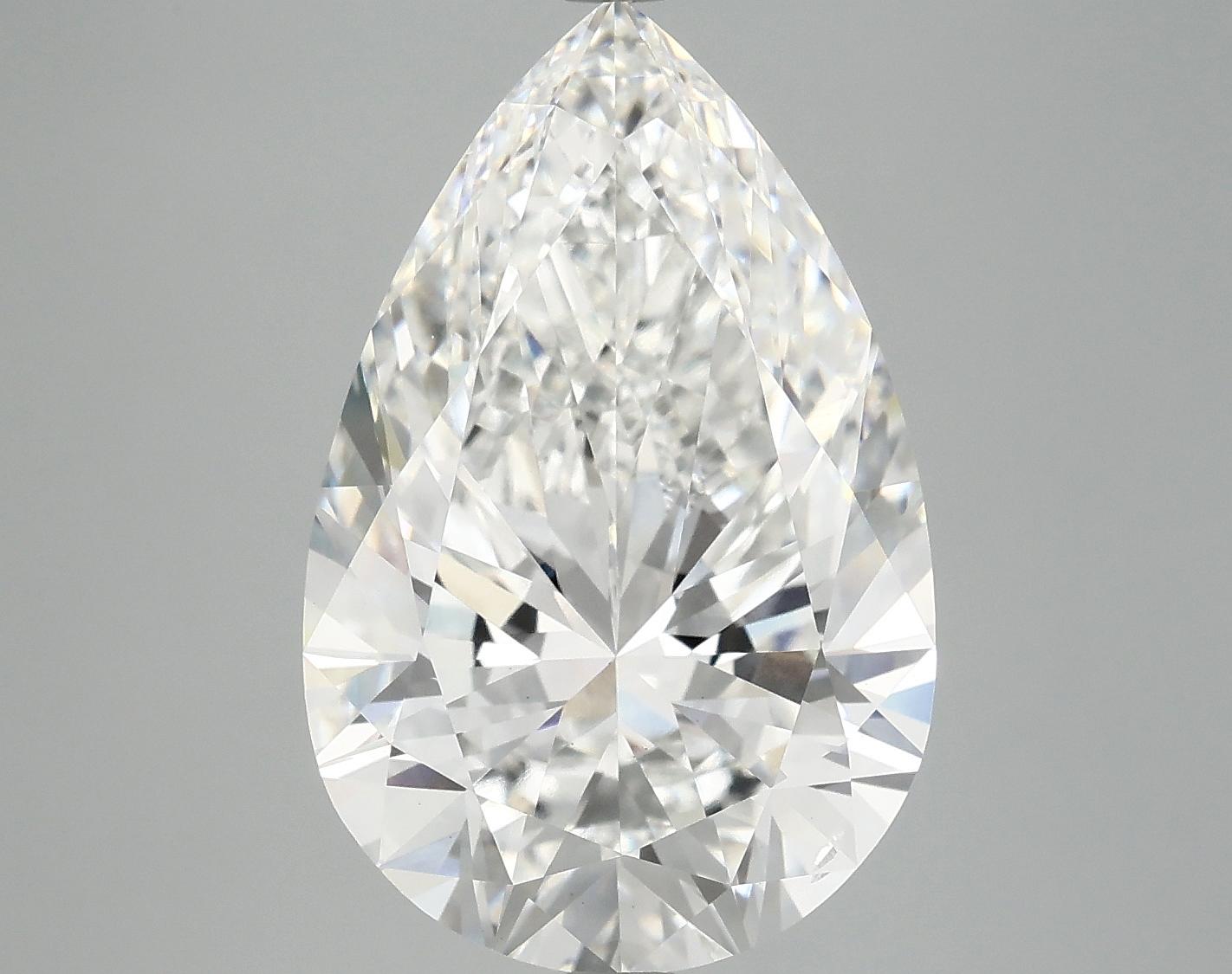 7.53 Carat Pear Shaped Ideal Cut VS2 IGI Certified Lab Grown Diamond