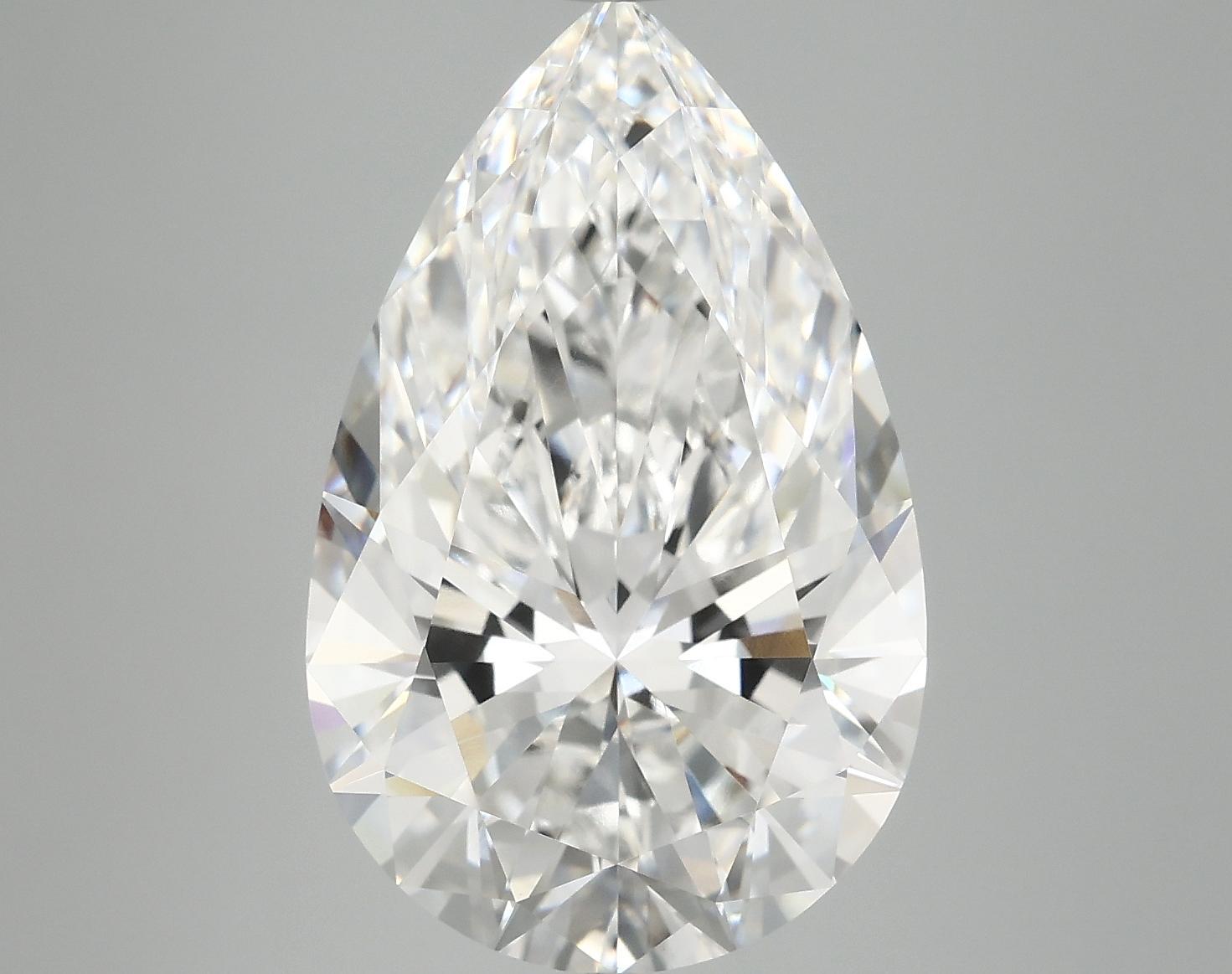 7.48 Carat Pear Shaped Ideal Cut VVS2 IGI Certified Lab Grown Diamond