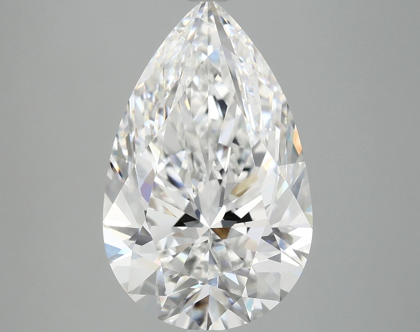 6.02 Carat Pear Shaped Ideal Cut VVS2 IGI Certified Lab Grown Diamond