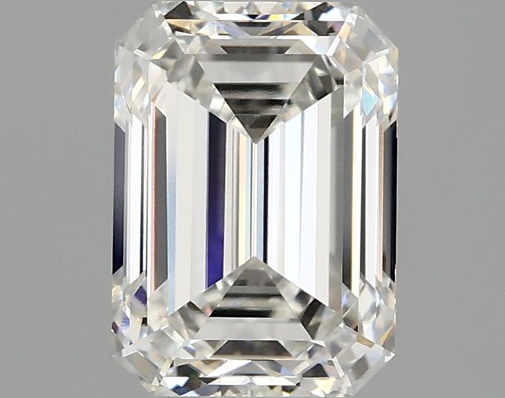 2.09 Carat Emerald Shaped Excellent Cut VVS2 IGI Certified Lab Grown Diamond