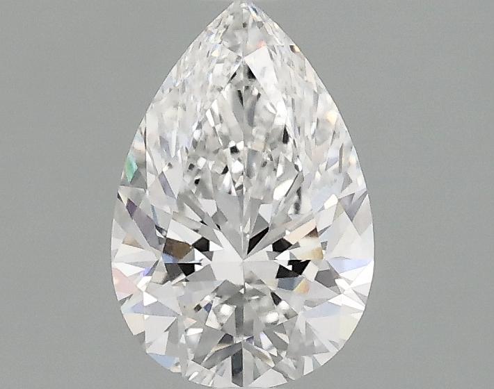 0.97 Carat Pear Shaped Excellent Cut VVS2 IGI Certified Lab Grown Diamond