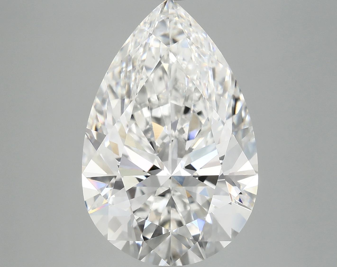 7.53 Carat Pear Shaped Excellent Cut VVS2 IGI Certified Lab Grown Diamond