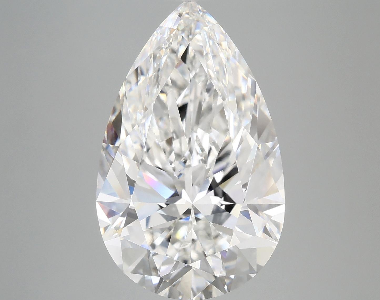 7.18 Carat Pear Shaped Ideal Cut VVS2 IGI Certified Lab Grown Diamond