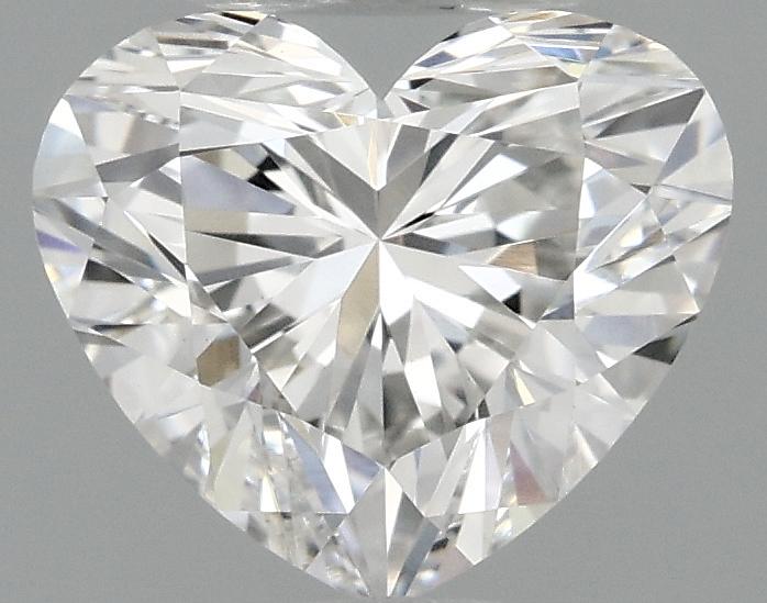1.05 Carat Heart Shaped Ideal Cut VVS2 IGI Certified Lab Grown Diamond