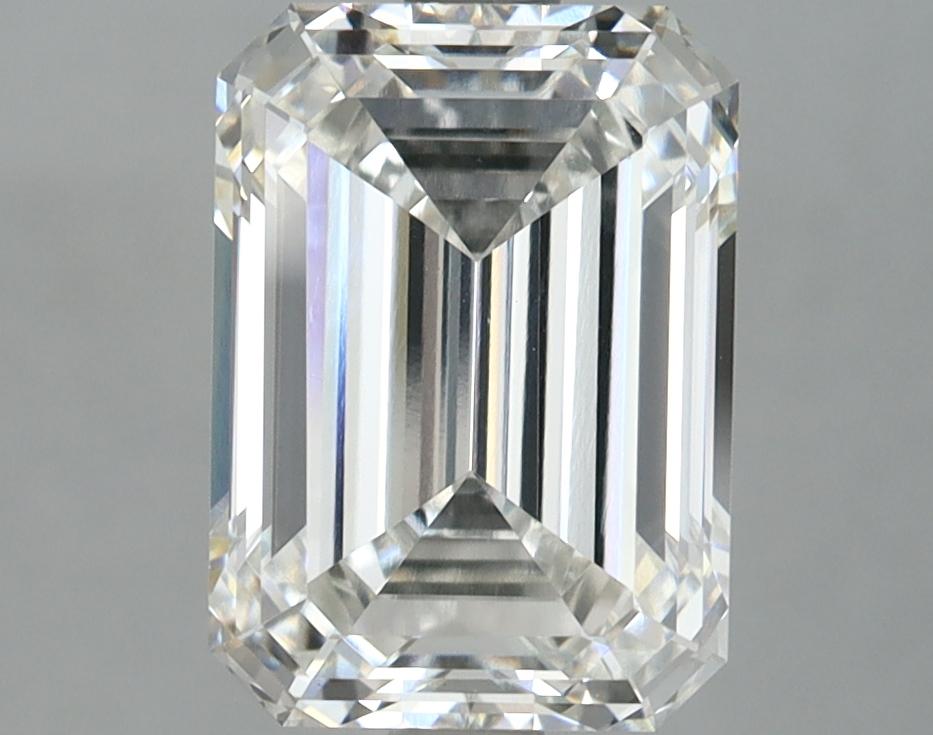 3.08 Carat Emerald Shaped Ideal Cut VVS2 IGI Certified Lab Grown Diamond