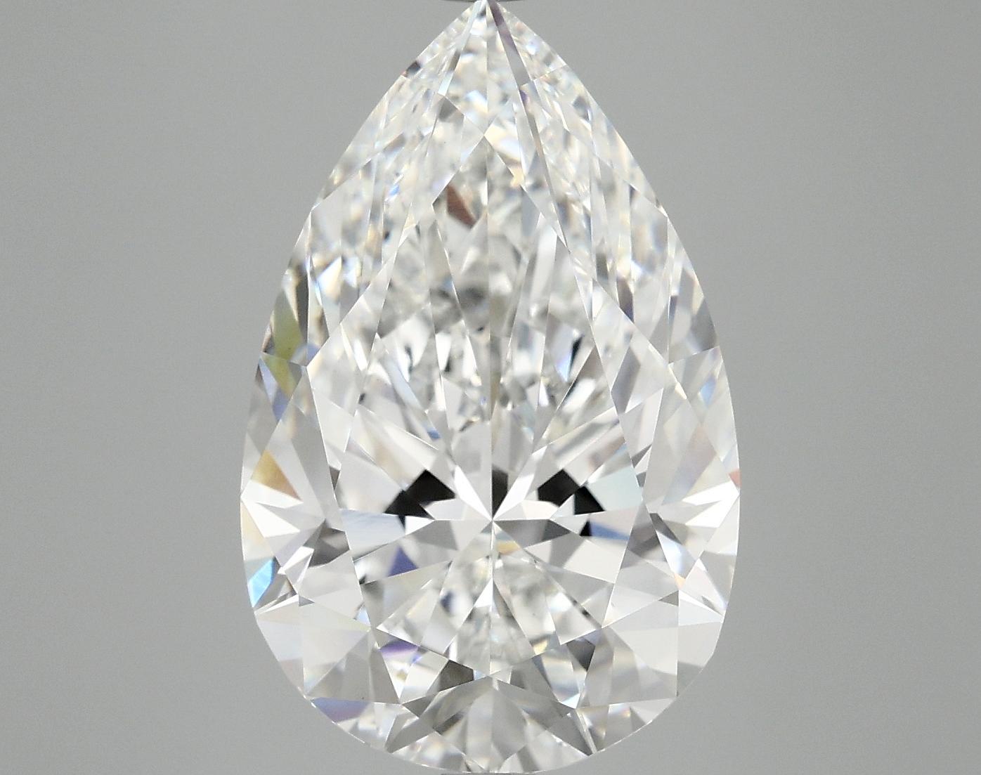 7.18 Carat Pear Shaped Ideal Cut VVS2 IGI Certified Lab Grown Diamond