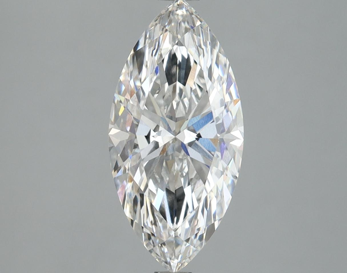 2.09 Carat Marquise Shaped Excellent Cut VVS2 IGI Certified Lab Grown Diamond