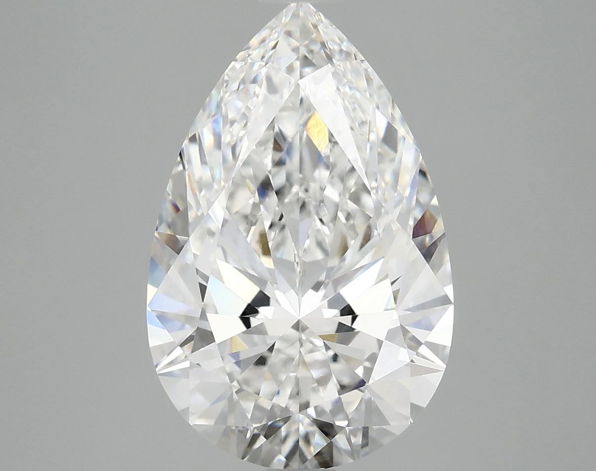 4.02 Carat Pear Shaped Excellent Cut VVS2 IGI Certified Lab Grown Diamond