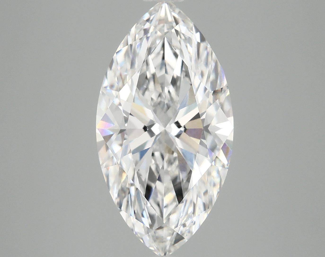 3.74 Carat Marquise Shaped Excellent Cut VS1 IGI Certified Lab Grown Diamond