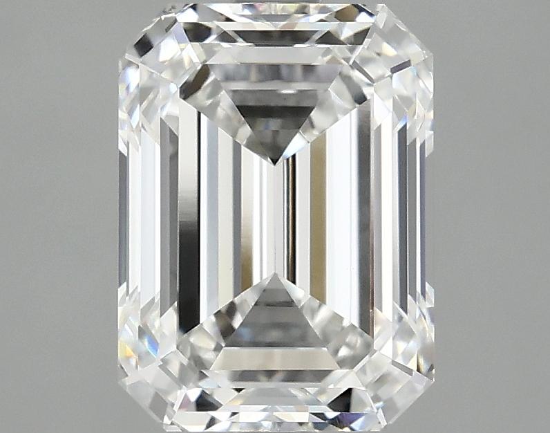 2.87 Carat Emerald Shaped Excellent Cut VVS2 IGI Certified Lab Grown Diamond
