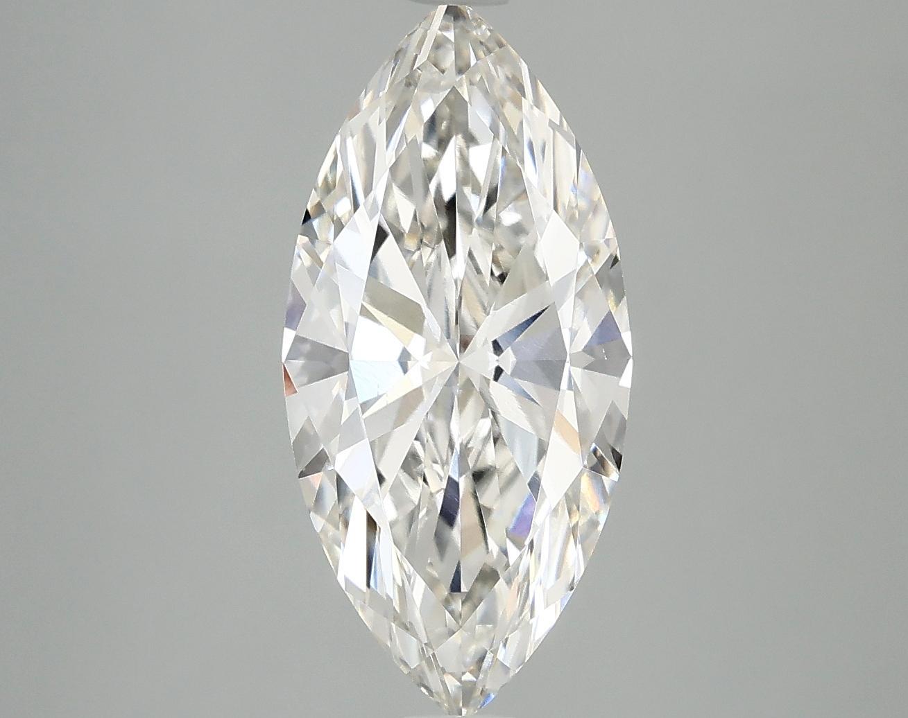 2.98 Carat Marquise Shaped Excellent Cut VS1 IGI Certified Lab Grown Diamond