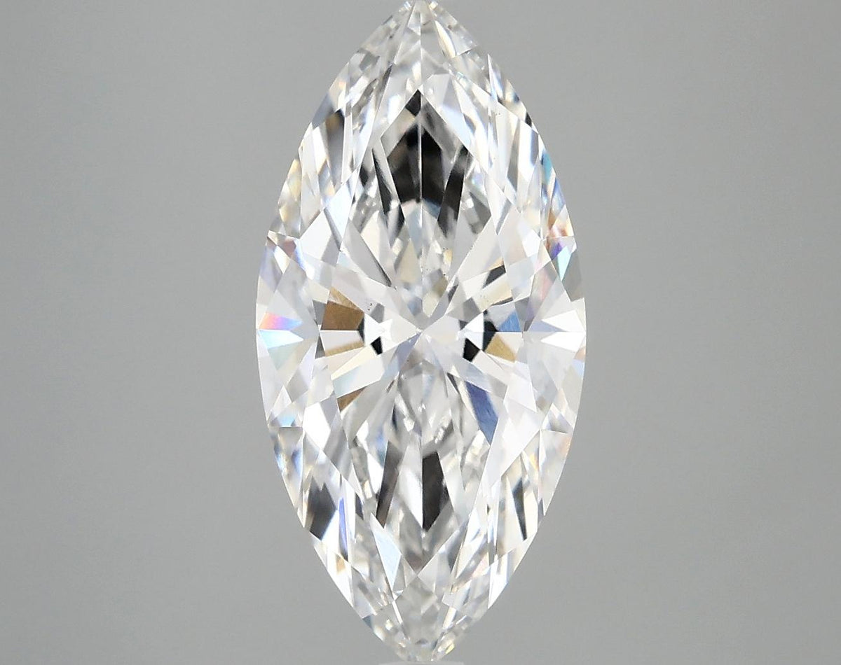3.04 Carat Marquise Shaped Excellent Cut VS2 IGI Certified Lab Grown Diamond