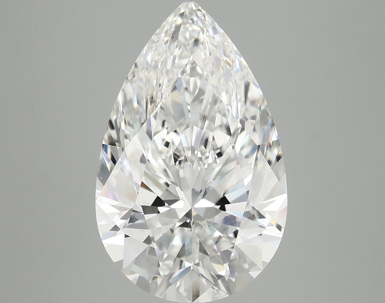 5.07 Carat Pear Shaped Ideal Cut VVS2 IGI Certified Lab Grown Diamond