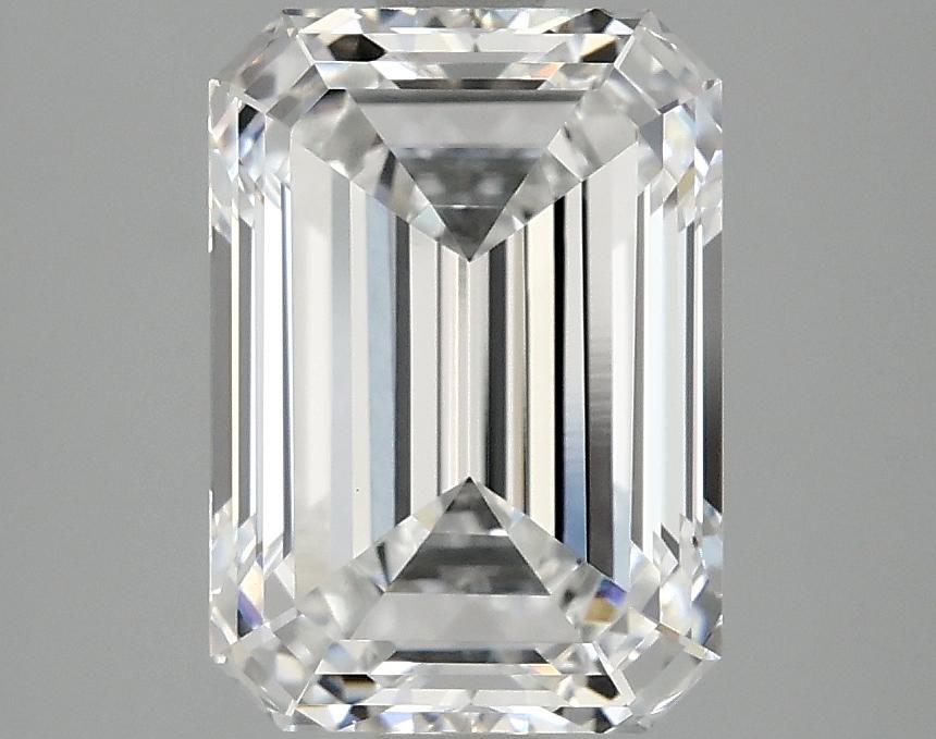 2.98 Carat Emerald Shaped Ideal Cut VVS2 IGI Certified Lab Grown Diamond