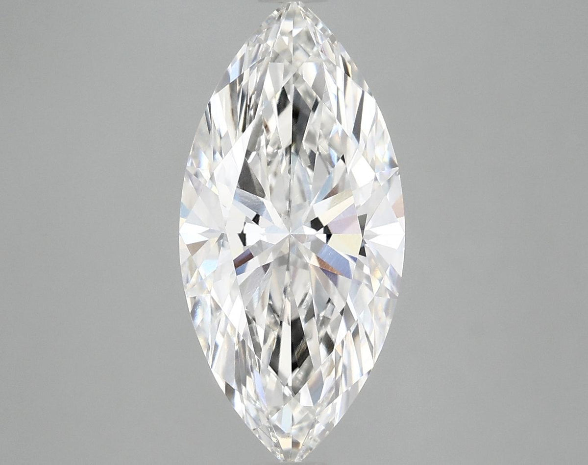 3.09 Carat Marquise Shaped Excellent Cut VVS2 IGI Certified Lab Grown Diamond
